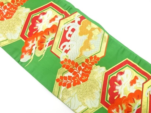 Japanese Kimono / Antique / Fukuro Obi Silk